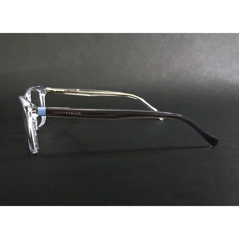 Lucky Brand Eyeglasses Frames VLBD824 CRYSTAL Clear Rectangle Full Rim 49-16-130